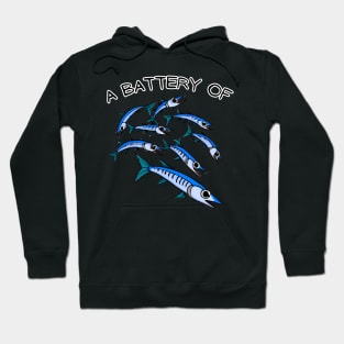 A Battery of Barracuda Hoodie